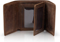 Stealth Mode Leather Trifold RFID Wallet For Men - Extra Capacity