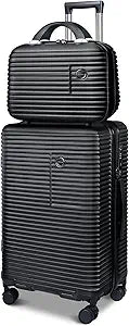 2 Piece Carry On Luggage Sets with Spinner Wheels for Travel