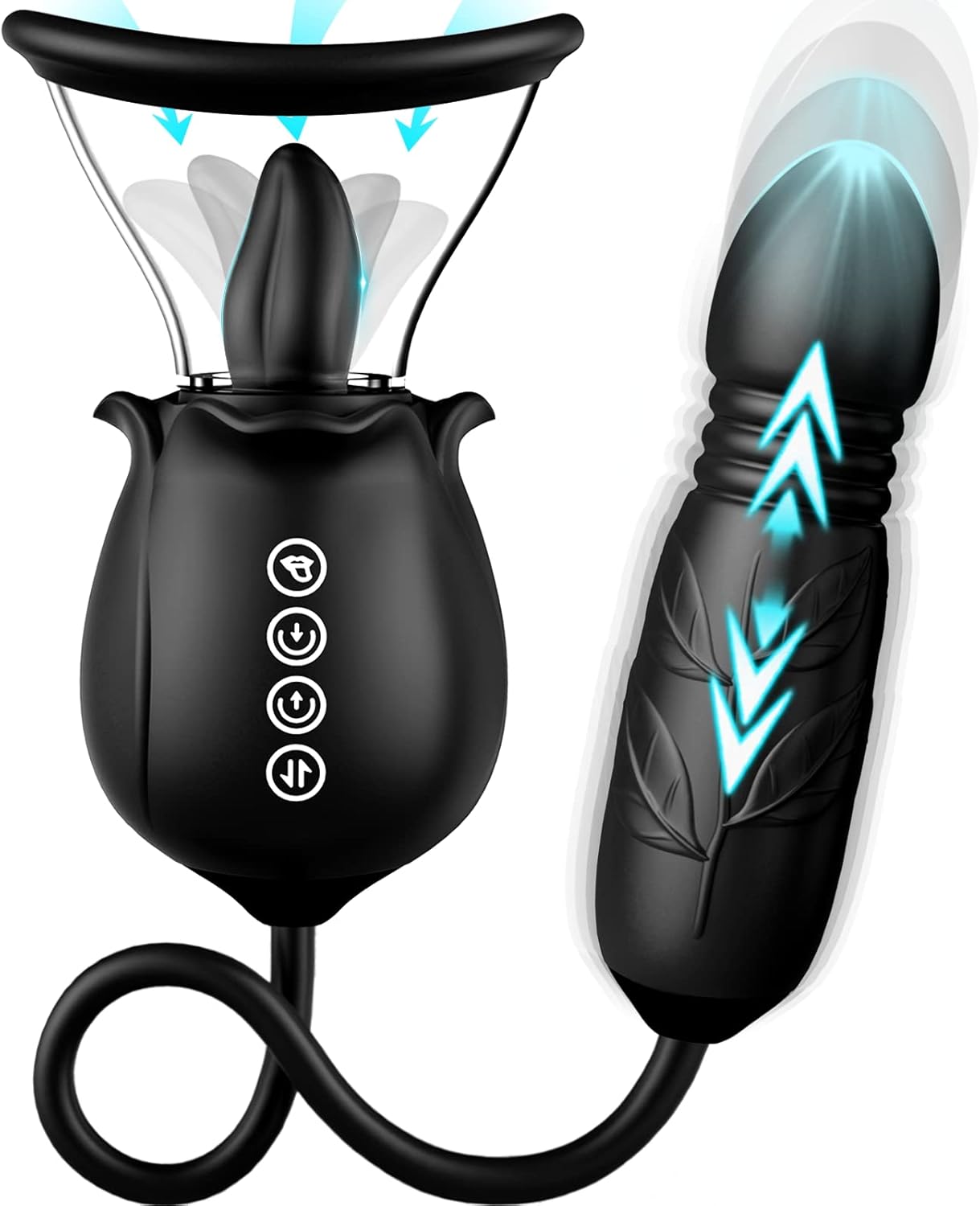 3in1 Rose Sex Toy for Women - Ultimate Pleasure Experience