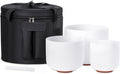 3Pcs Crystal Singing Bowls Set 432Hz 7-9in - Meditation & Chakra