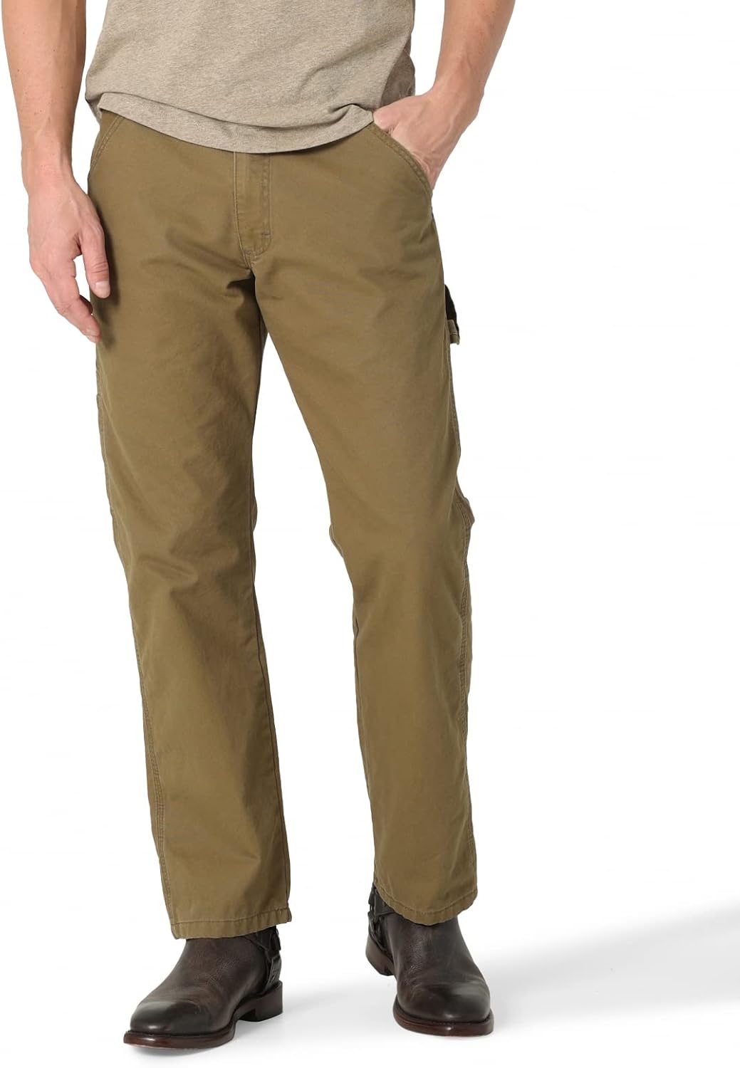 Wrangler Mens Classic Carpenter Jean for Comfort and Utility