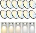 7.5in LED Ceiling Lights 5-Color Selectable - Ultra Slim Flush Mount