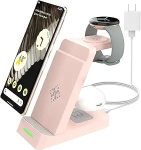 3 in 1 Wireless Charging Station for Google Pixel Devices