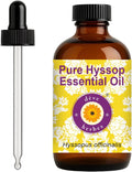 Deve Herbes Pure Hyssop Essential Oil 120ml (4 oz) - Steam Distilled