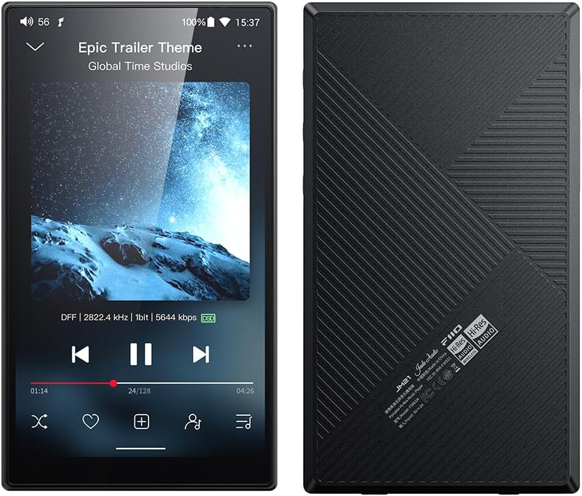 JadeAudio JM21 Android 13 Hi-Res Music Player with Snapdragon 680