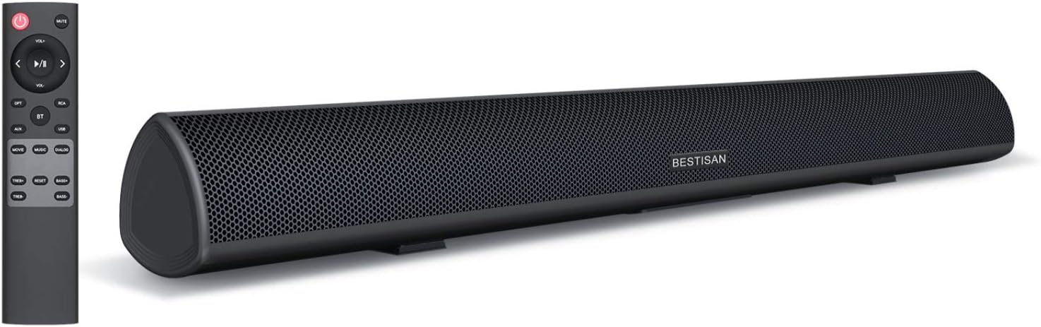 80Watt 34Inch Sound Bar with Deep Bass and Bluetooth 5.0