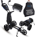 SereneLife Golf Push Cart: Foldable & Lightweight!