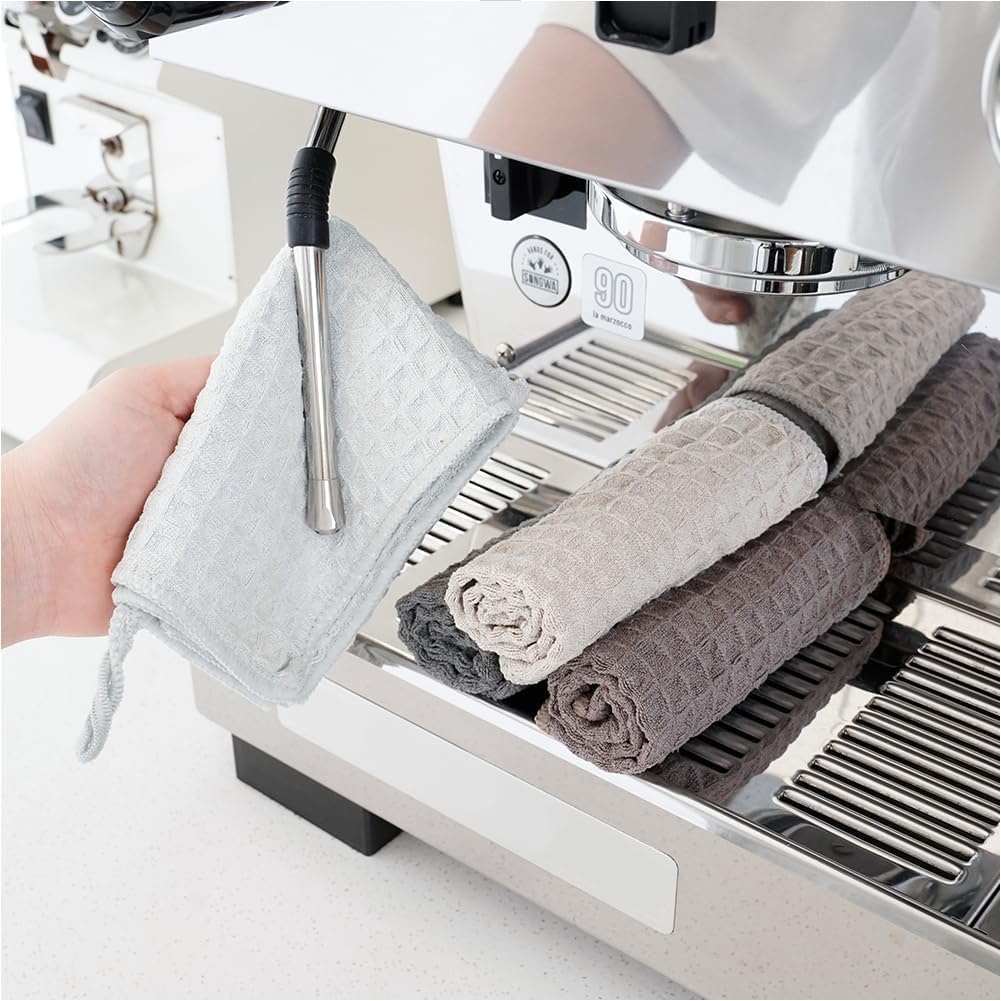 Watchget Barista Microfiber Cloths - 4 Pack: Ultimate Cleaning Towels