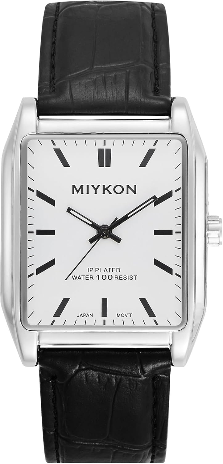 Miykon Vintage Men's Classic Tank Square Analog Watch Review