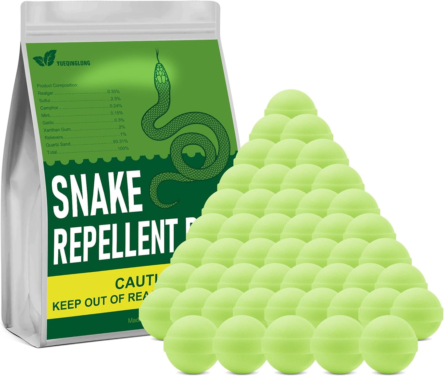 Powerful Snake Be Gone Balls for Lawn and Garden Protection