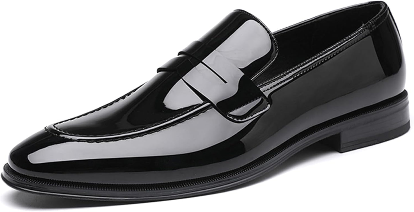 DECARSDZ Mens Slip-On Penny Loafer Casual Dress Shoes