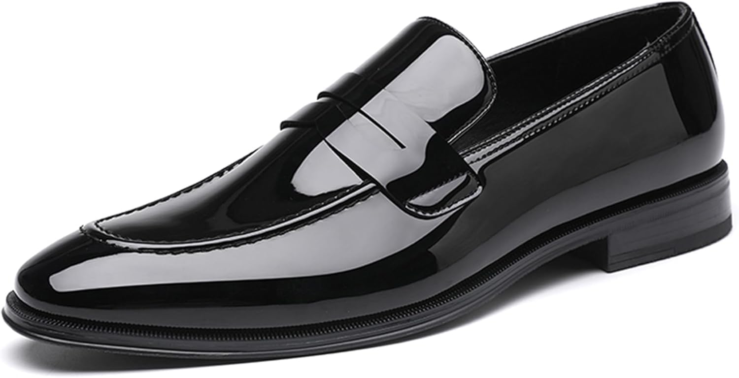 DECARSDZ Mens Slip-On Penny Loafer Casual Dress Shoes
