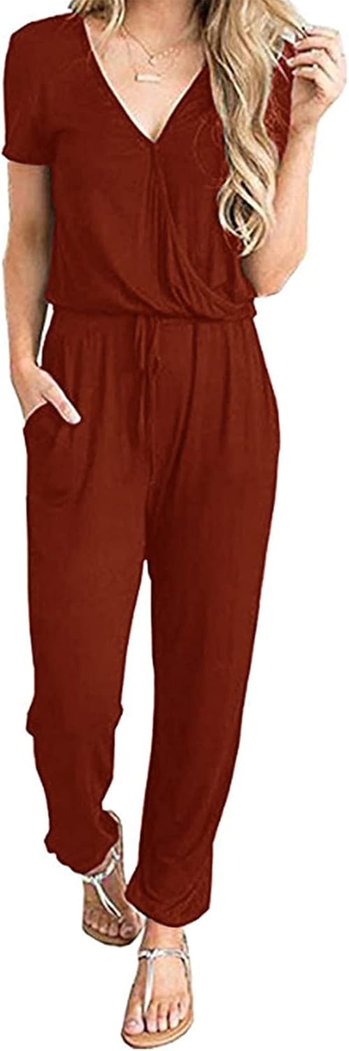 PRETTYGARDEN Jumpsuits for Women Dressy Summer Casual Romper
