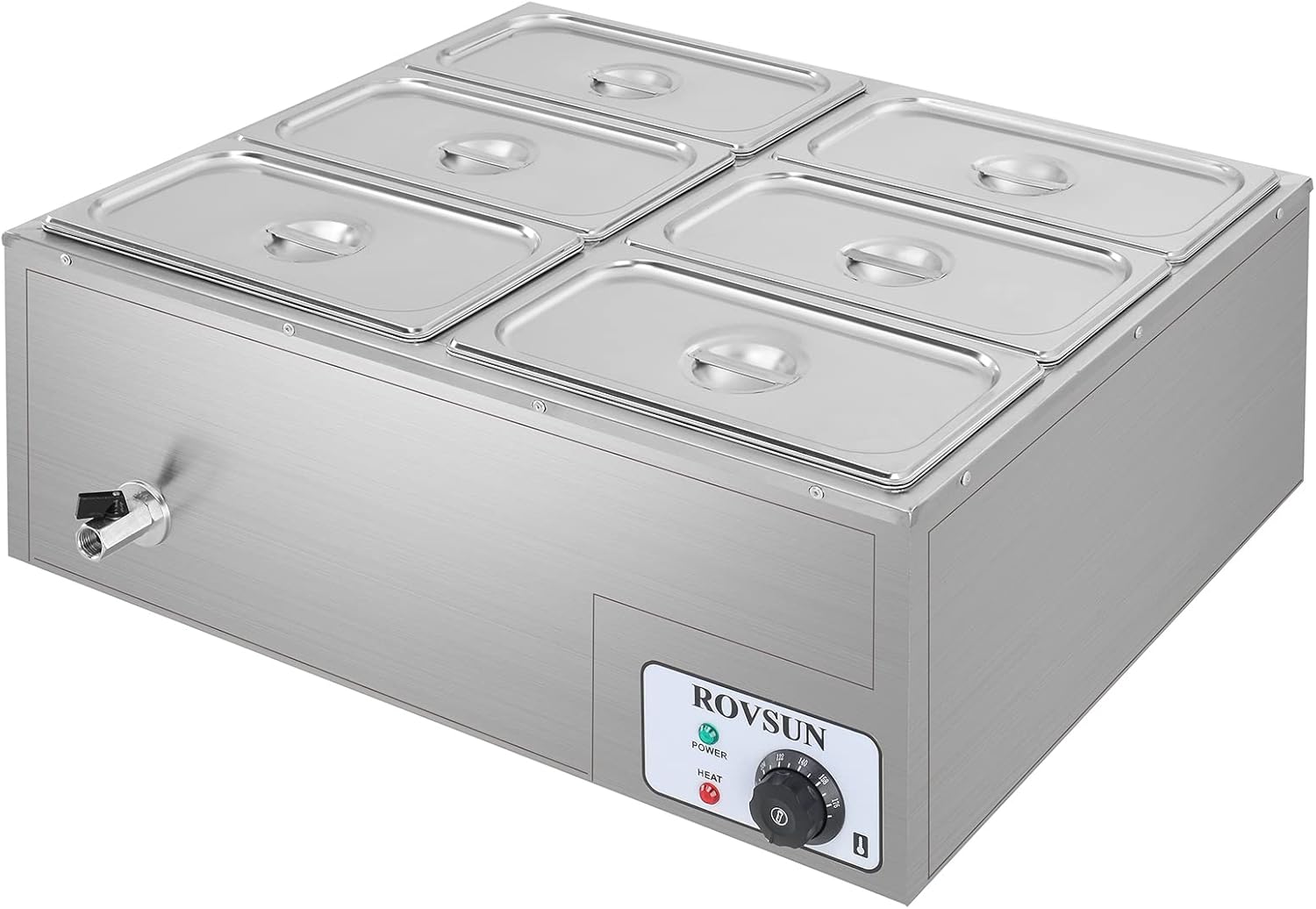 ROVSUN 42.3QT Electric Food Warmer for Buffets and Catering