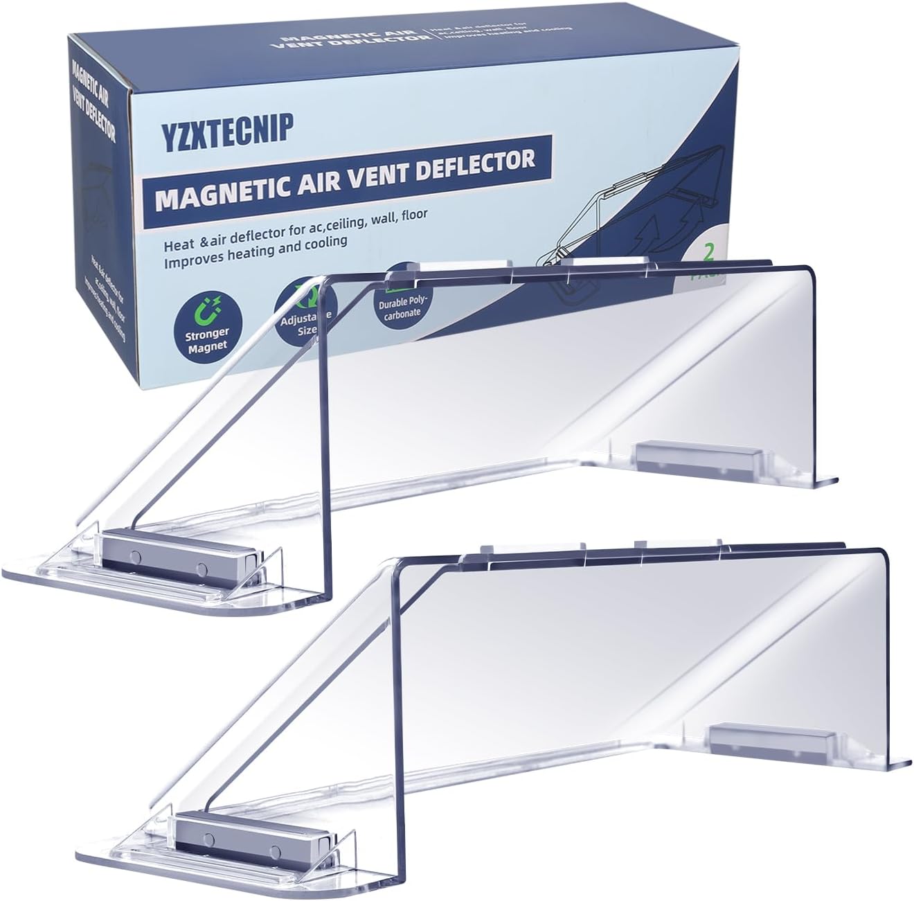 Strong Magnetic Air Vent Deflector for Efficient Airflow Control