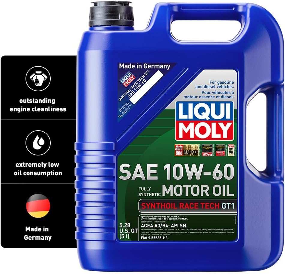 LIQUI MOLY Synthoil Race Tech GT1 SAE 10W-60 Engine Oil Review