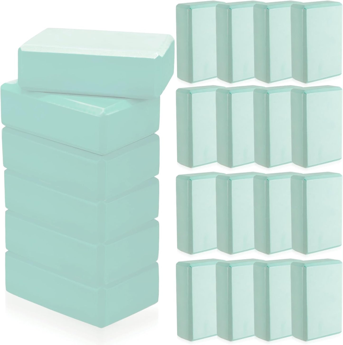 20-Pack High Density Yoga Blocks - Improve Strength!