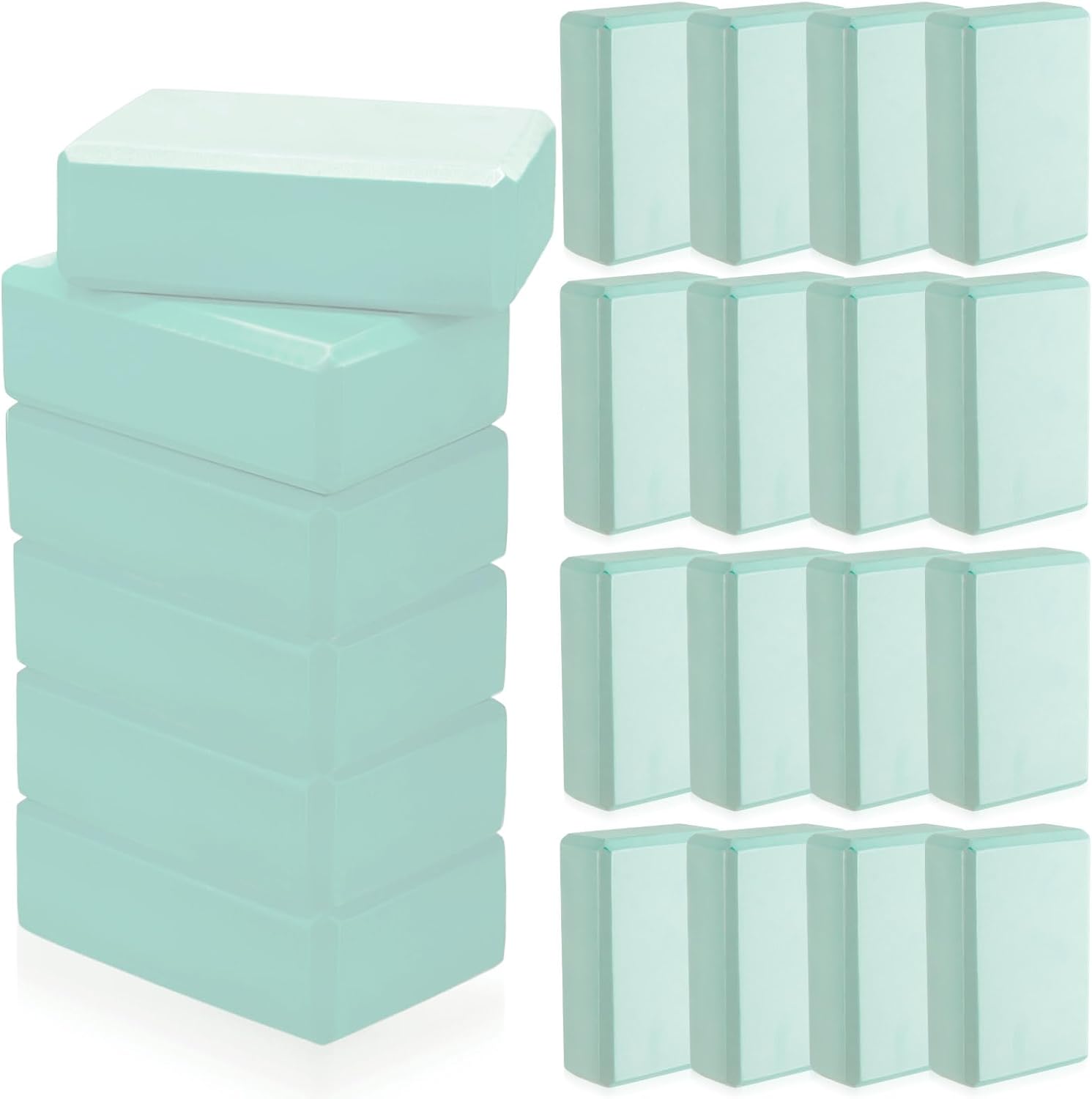 20-Pack High Density Yoga Blocks - Improve Strength!