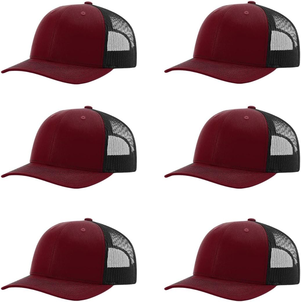 Richardson 112 Classic Six-Panel Adjustable Snapback Trucker Cap