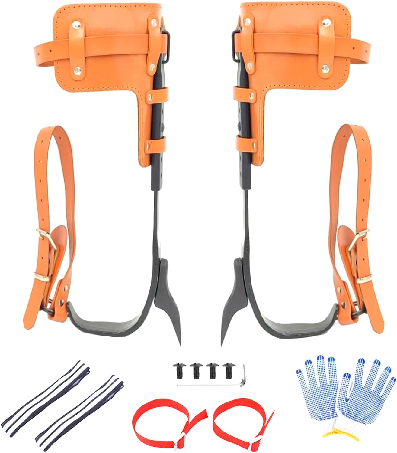 Adjustable Length Tree Climbing Spikes
