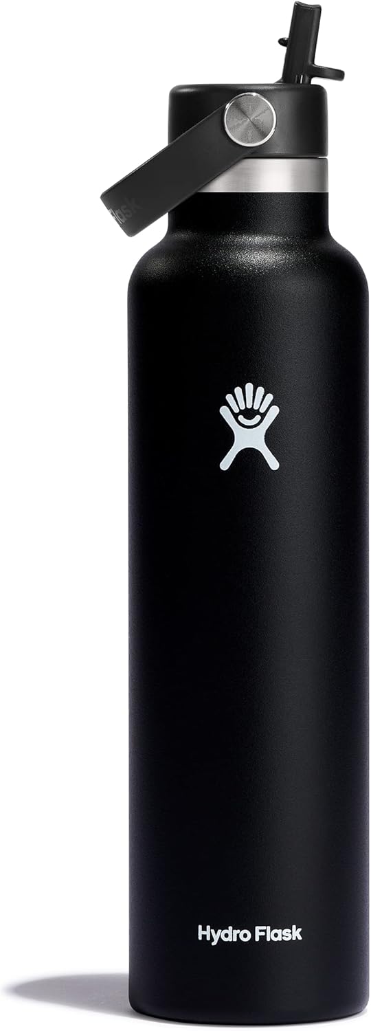 Hydro Flask Insulated Stainless Steel Water Bottle with Straw Lid
