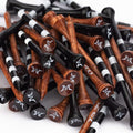 MAZEL Natural Wood Golf Tees, Reduce Friction, More Stable