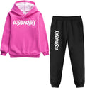 Boy's Winter Tracksuit Pullover Hoodie Jogging Pants Set - Warm, Soft