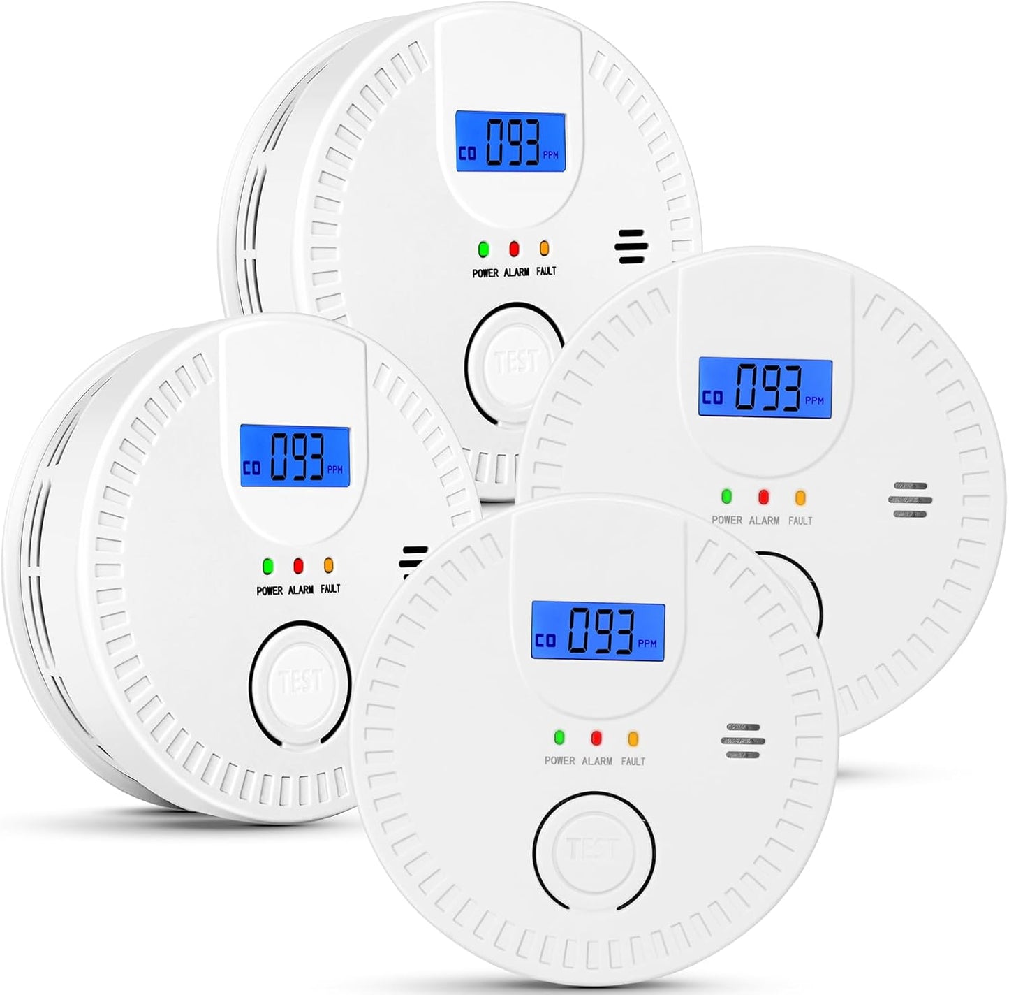 2 in 1 Smoke and Carbon Monoxide Detector with Digital Display