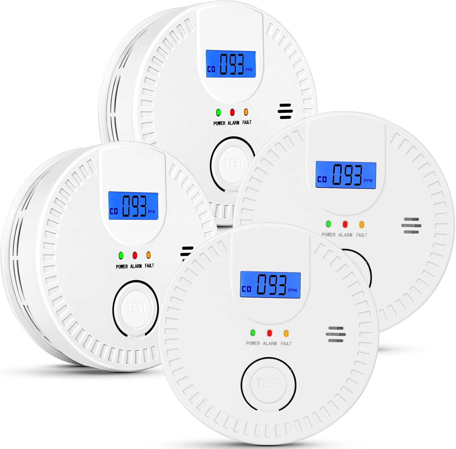 2 in 1 Smoke and Carbon Monoxide Detector with Digital Display