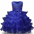 NNJXD Girl Dress Kids Ruffles Lace Party Wedding Dresses - Elegant 3D