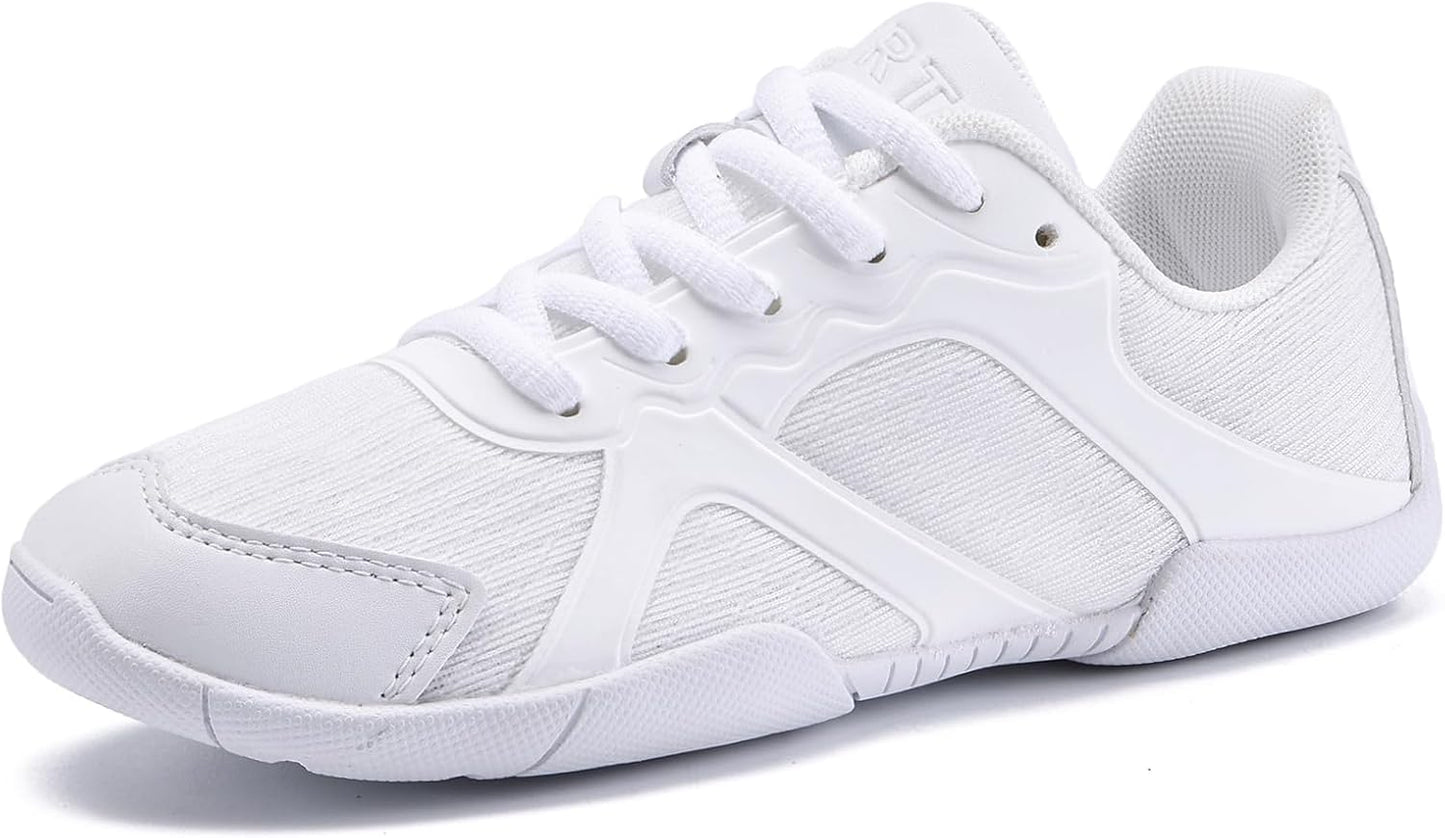 Youth Cheer Shoes for Girls - Lightweight Cheerleading Sneakers