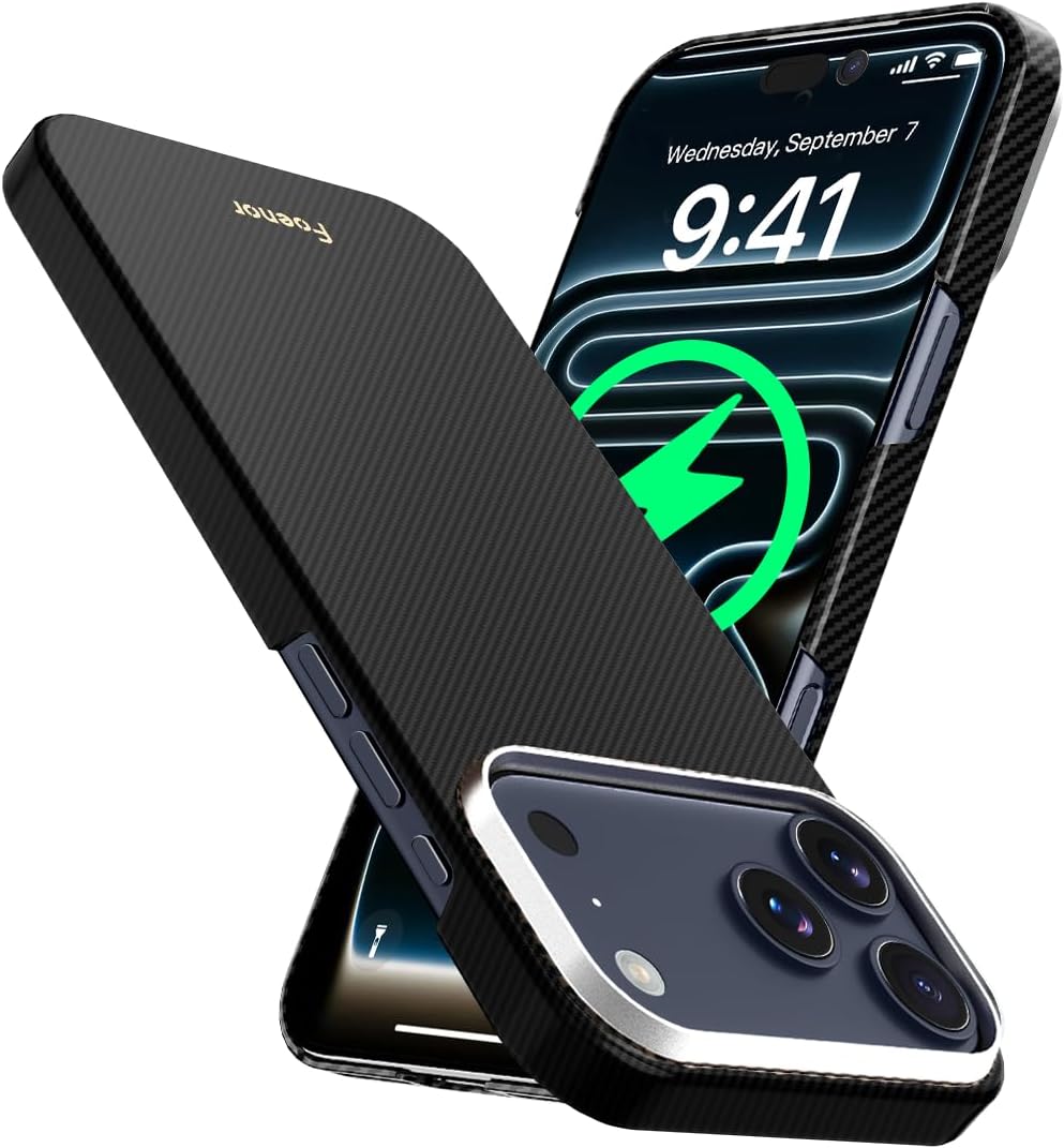Aramid Fiber Case for iPhone 17 Pro Max - Ultra Thin & Lightweight