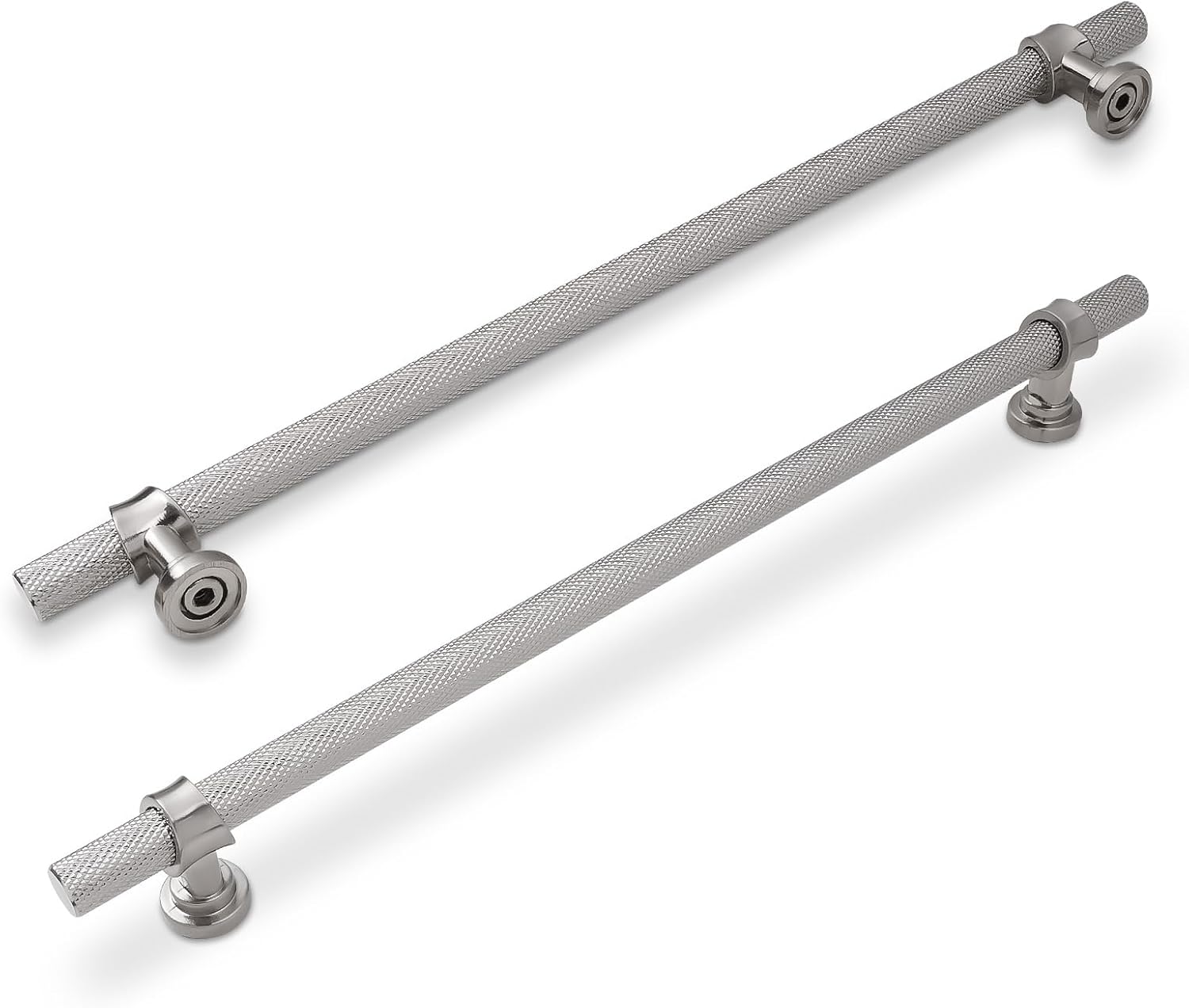 6 Pack 12-5/8 Inch Cabinet Pulls in Brushed Satin Nickel Finish