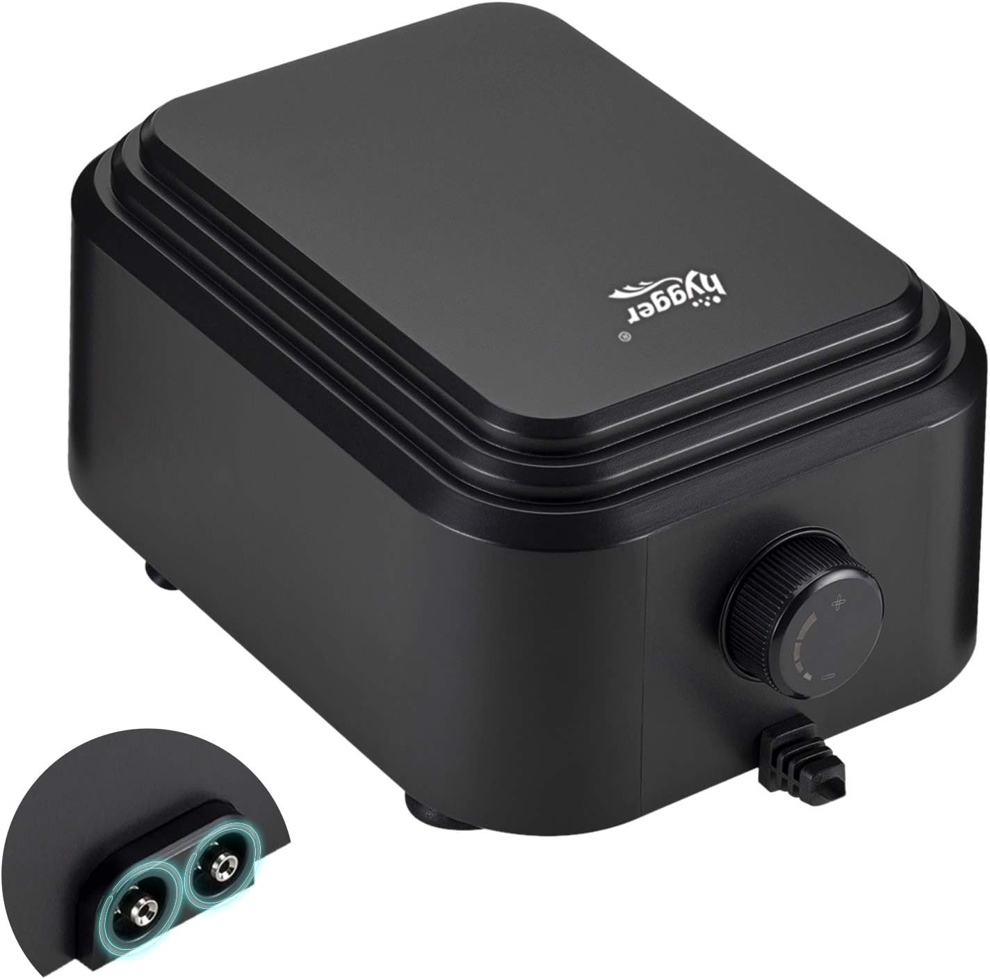 hygger Quietest Aquarium Air Pump for 600 Gallon Fish Tanks