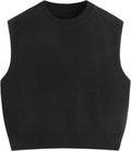 CIDER Knit Sweater Vest Oversized Sleeveless Pullover - Layering