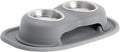 Double High Pet Feeding System - Elevated Dog and Cat Bowls 3 in