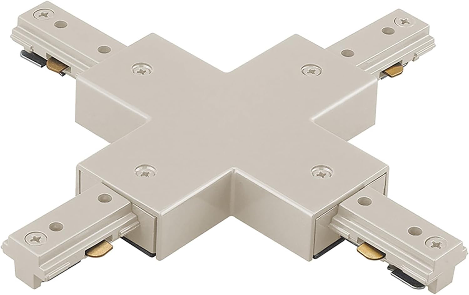 WAC Lighting HX-BN H Track X Connector for Seamless Design