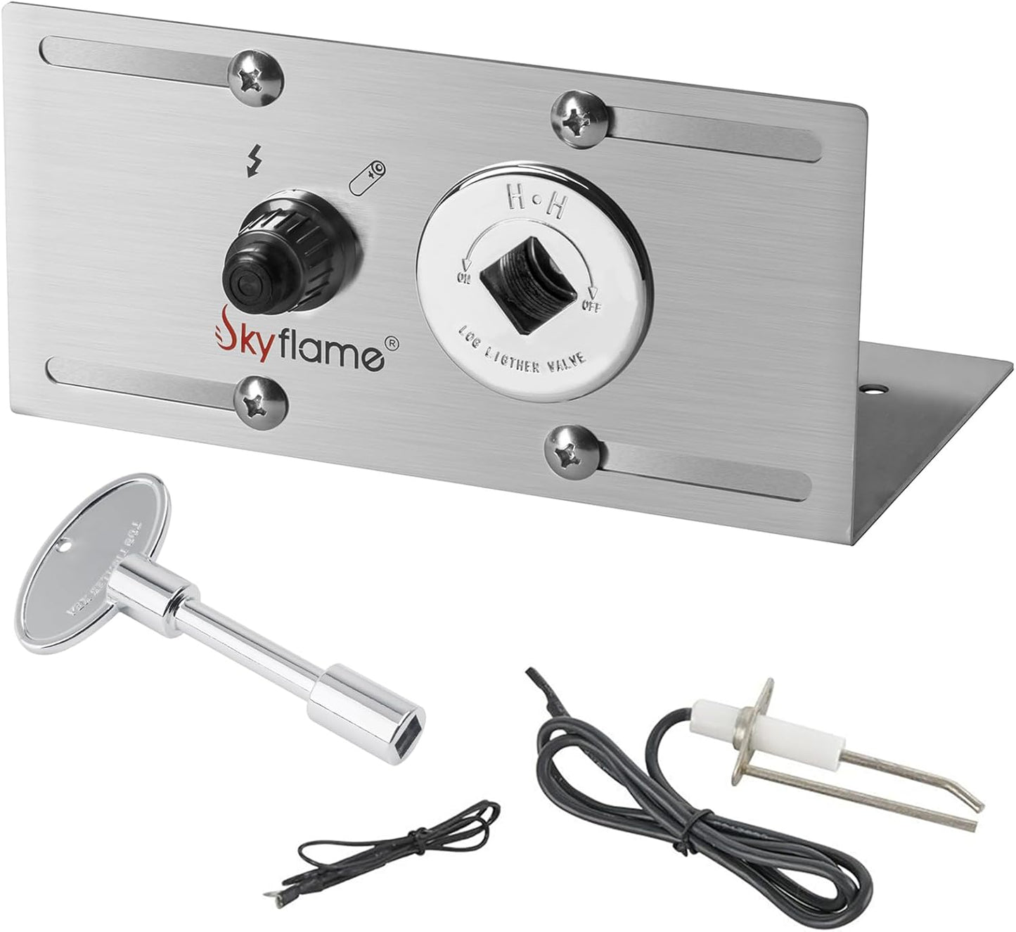 Skyflame Stainless Steel Fire Pit Gas Burner Kit for Outdoor Use
