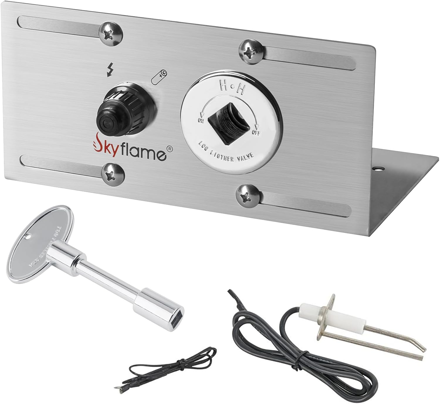 Skyflame Stainless Steel Fire Pit Gas Burner Kit for Outdoor Use