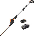 WORX WG252 20V 2-in-1 Hedge Trimmer with Telescopic Pole - Reach 12 ft