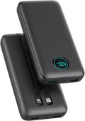 Portable Charger PowerBank 40,800mAh with Built-in Cables - Travel