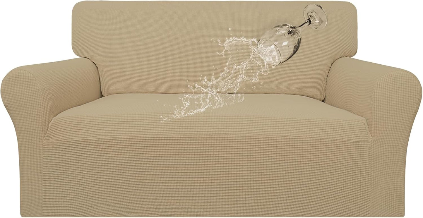 100% Waterproof Loveseat Couch Cover for Pets and Kids