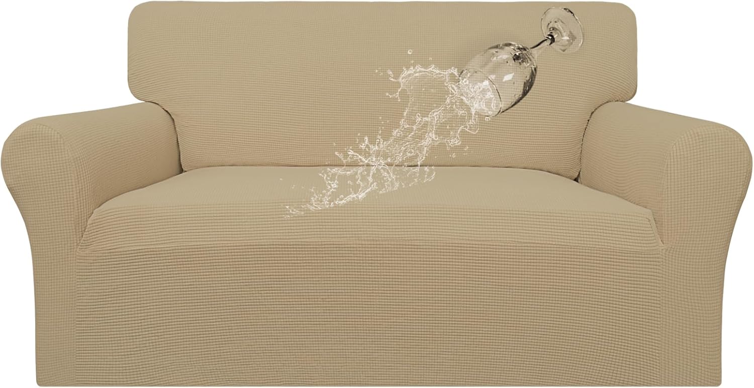 100% Waterproof Loveseat Couch Cover for Pets and Kids