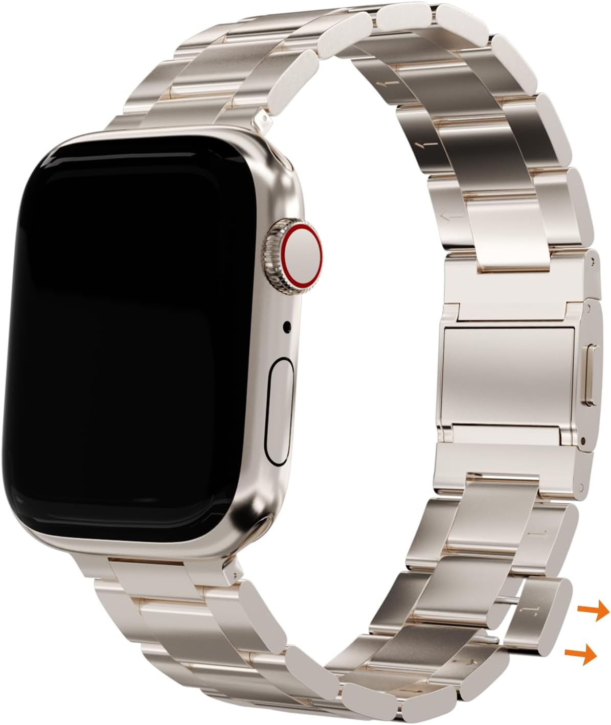 No-Tool Metal Apple Watch Band by FiNESTONE