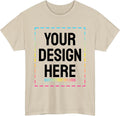 Custom T-Shirt Print for Men and Women - Design Your Own Cotton Tee