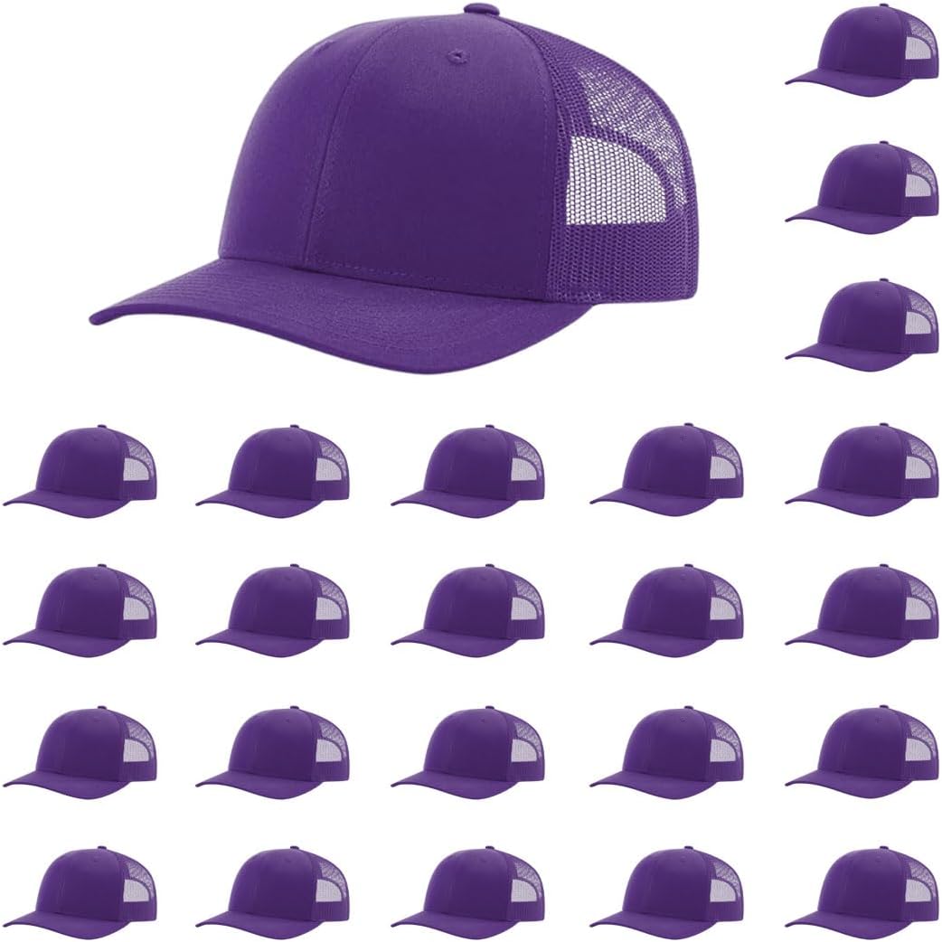 Richardson 112 Classic Six-Panel Adjustable Snapback Trucker Cap