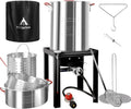 30QT Turkey Fryer Kit with 10QT Fish Fryer and Accessories