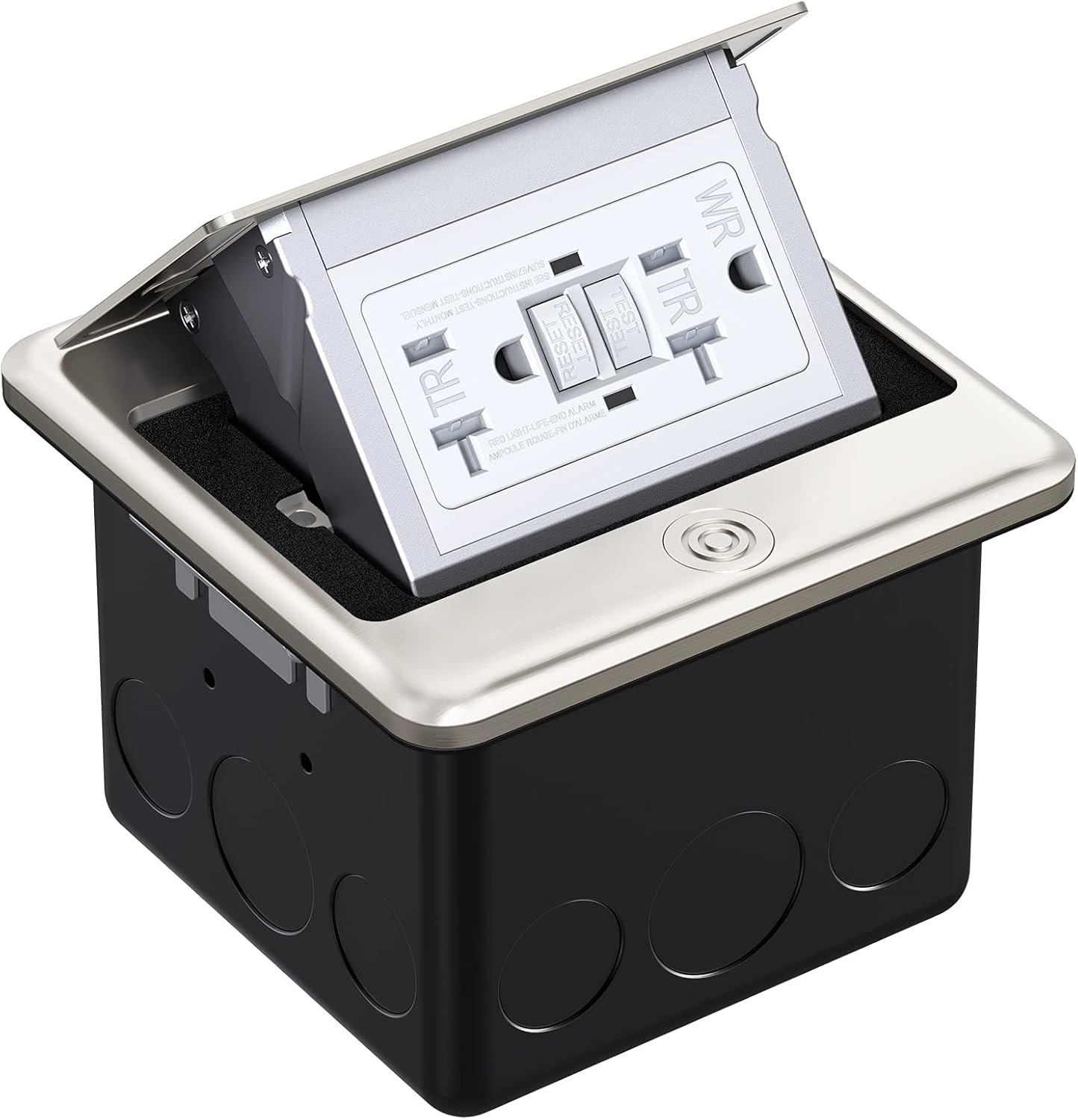 WEBANG Pop Up Floor Outlet Covers Box with GFCI Tamper Resistant