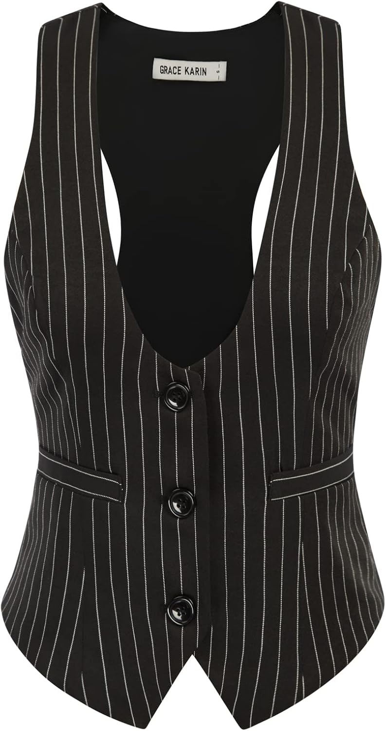 Trendy Academia Steampunk Waistcoat Vest for Women 2025