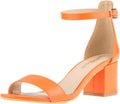 Women's Strappy Chunky Block Low Heeled Sandals - 2 in Comfort